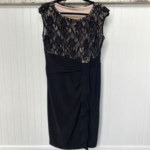 Tiana B Lace detail cocktail dress